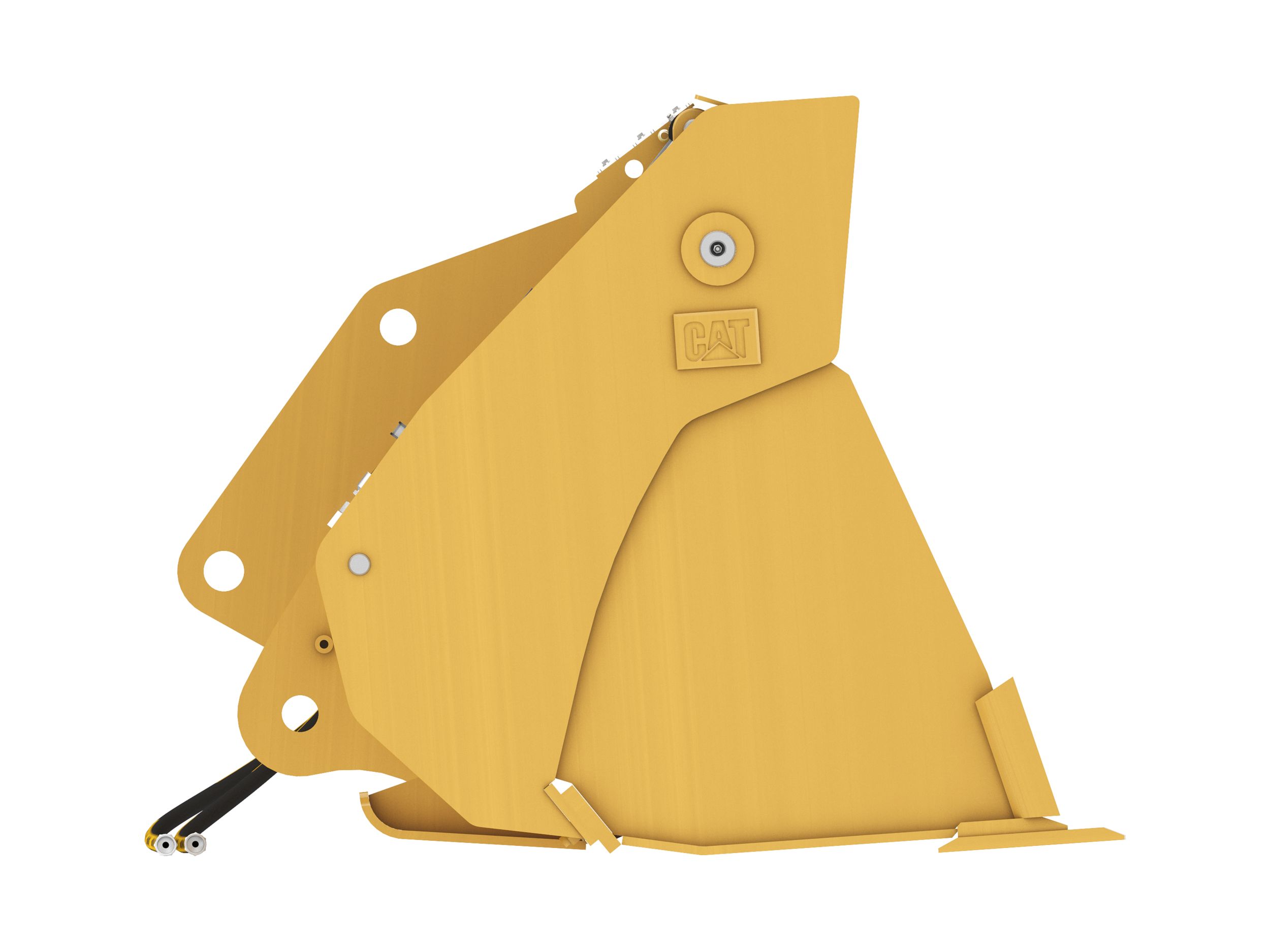 1.34 m3 (1.75 yd3), Single Tilt Pin On, Bolt-On Cutting Edge, Heavy Duty 