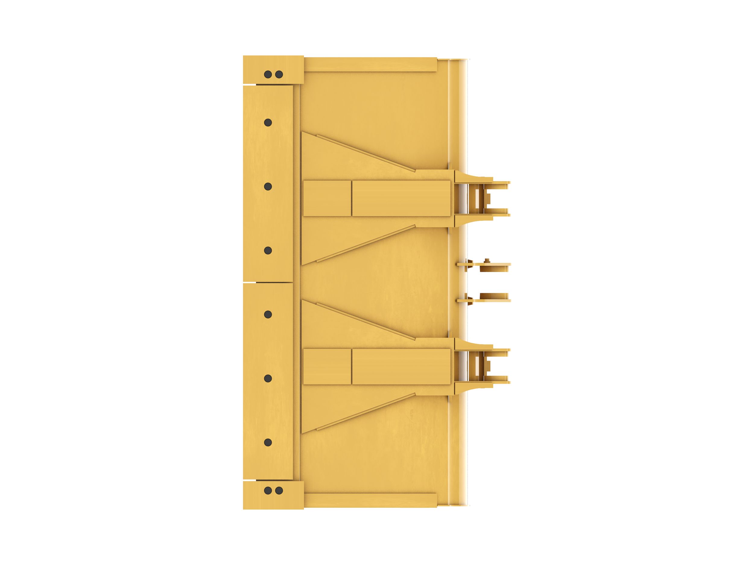 3.0 m3 (4.0 yd3), 2550 mm (100 in), Pin On, Bolt-On Cutting Edge 