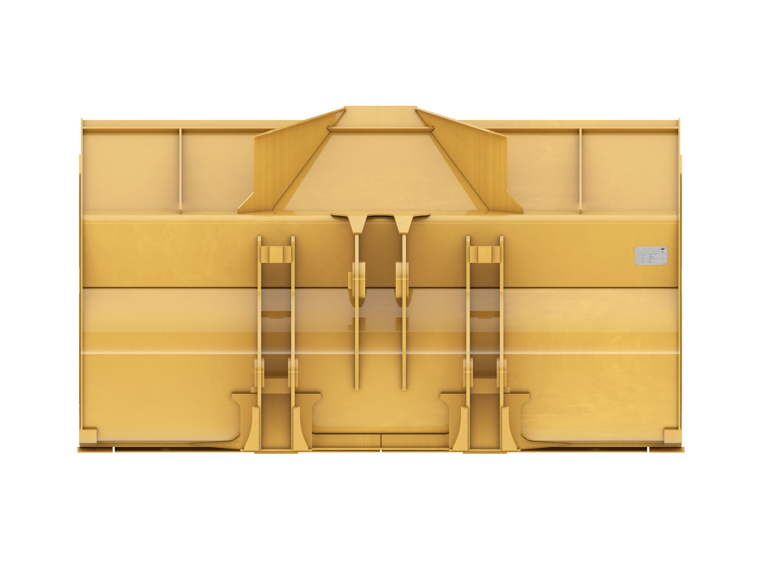 3.4 m3 (4.4 yd3), 2750 mm (108 in), Pin On, Bolt-On Cutting Edge 