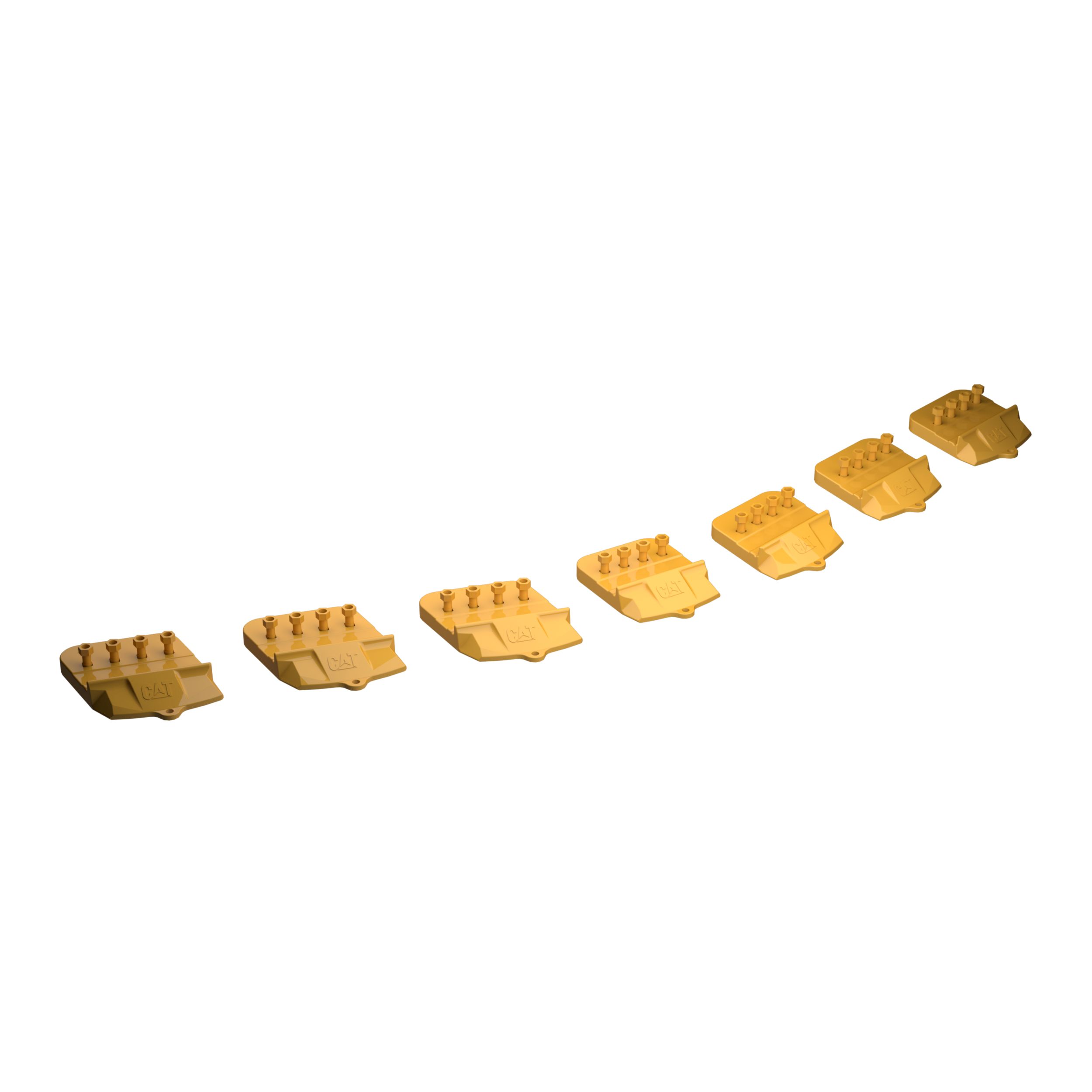 123-4392: Полустреловидный центр с болтовым креплением