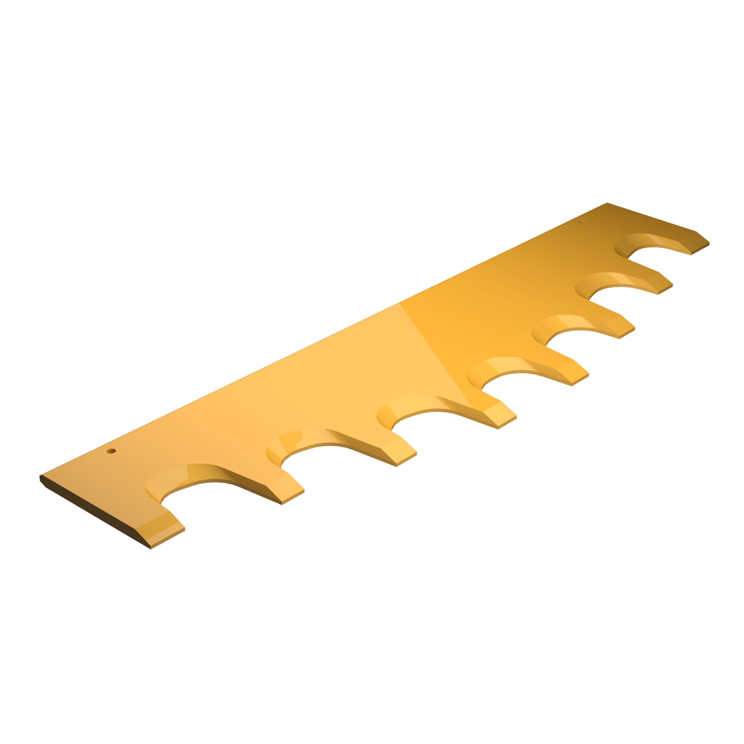 Кромка лопатообразная, базовая, с зубьями