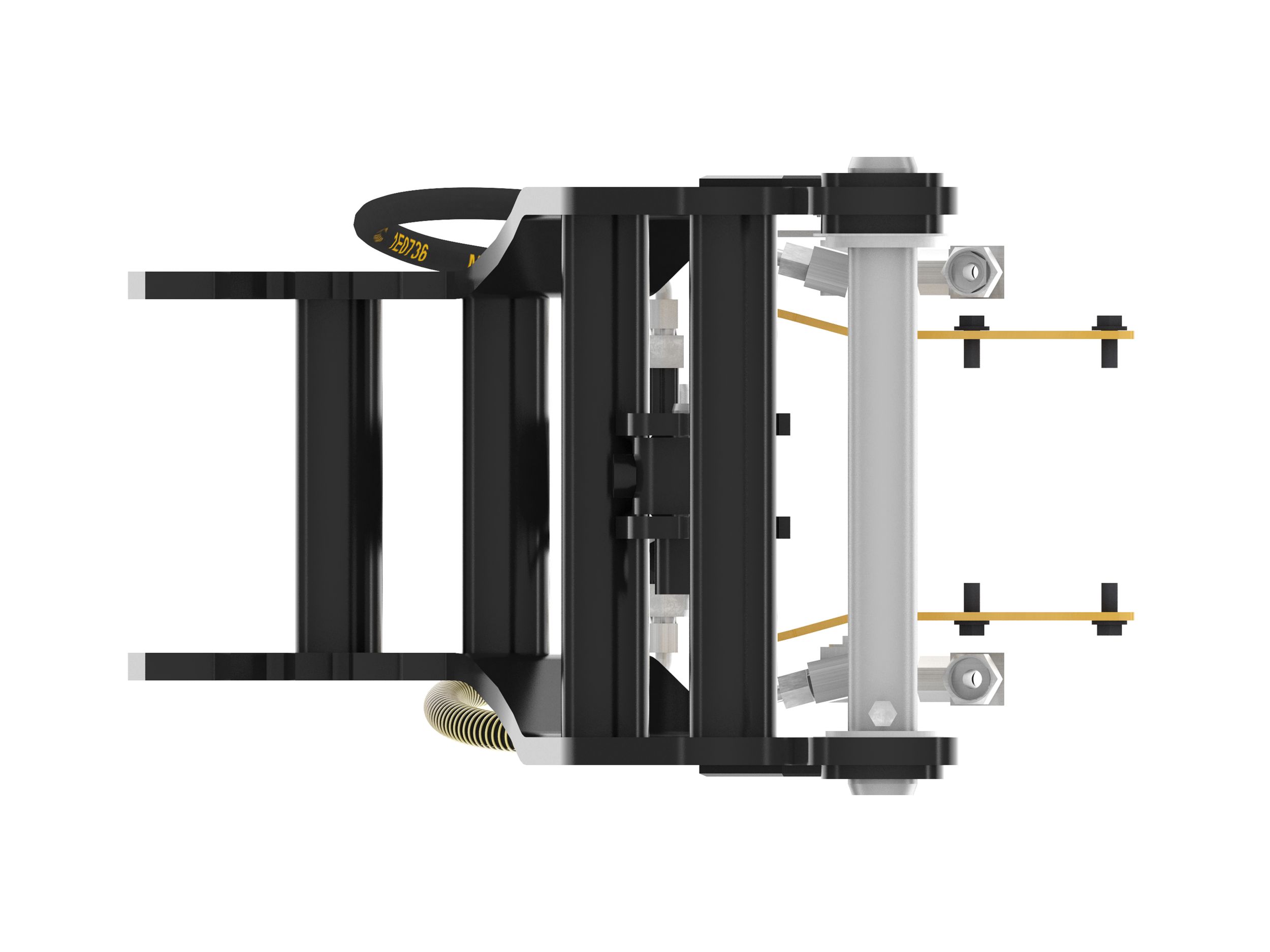4 зуба/2 зубца 435 мм (17 дюймов)