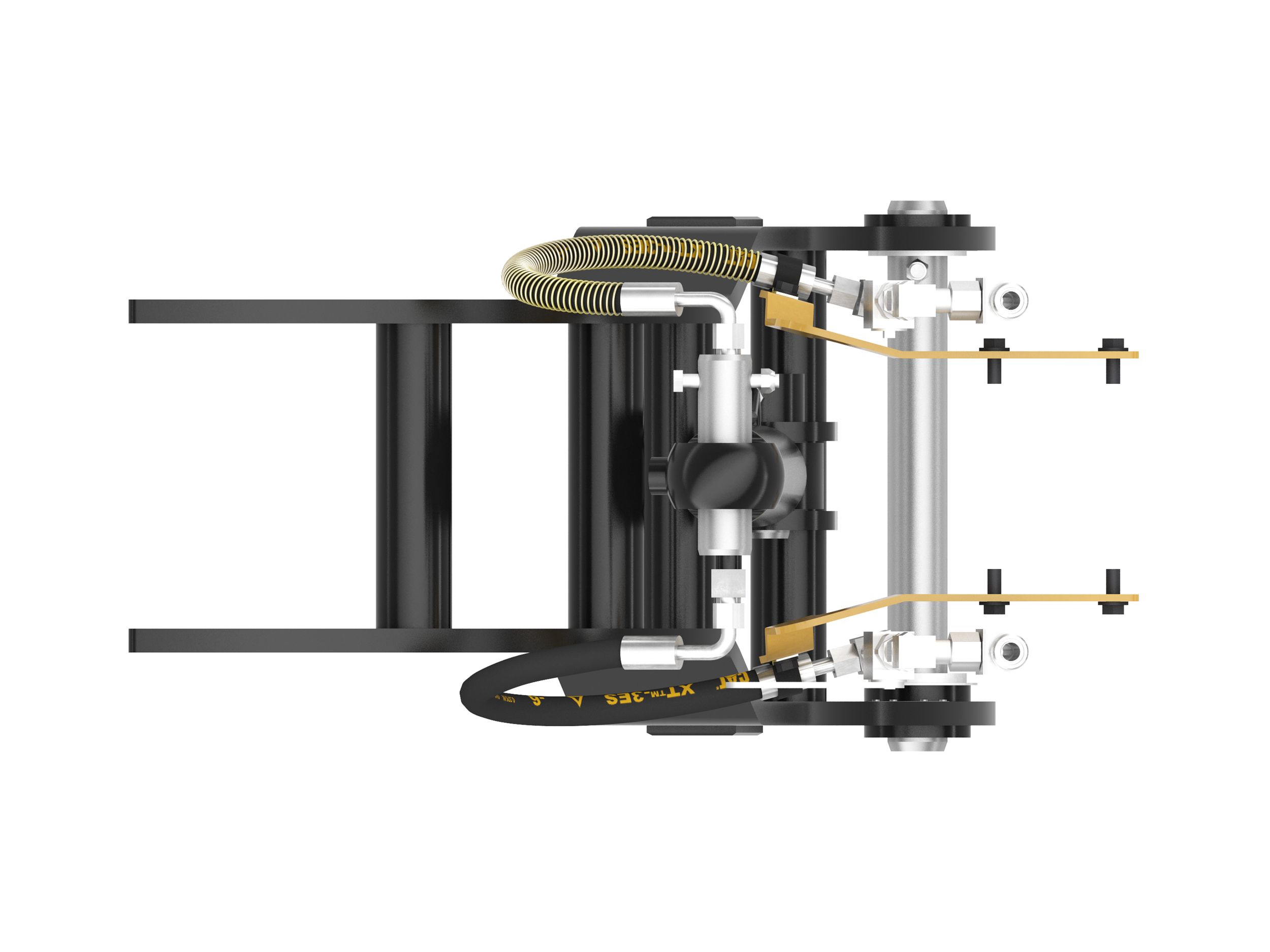 Прижим 435 мм (17 дюймов), 6 зубьев/2 зубца