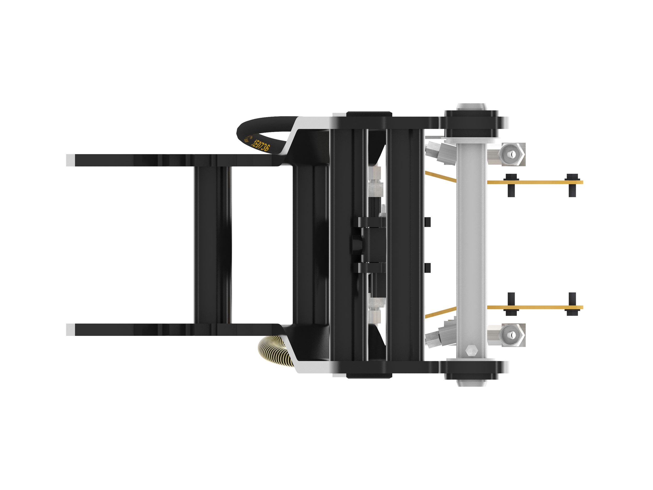 Прижим 435 мм (17 дюймов), 6 зубьев/2 зубца