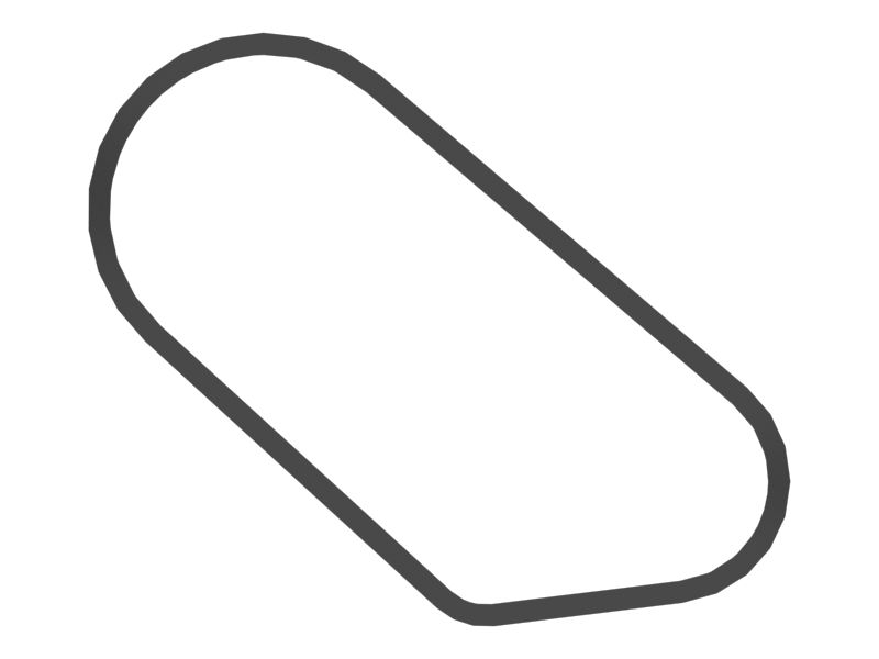 Клиновой ремень длиной 1064 мм