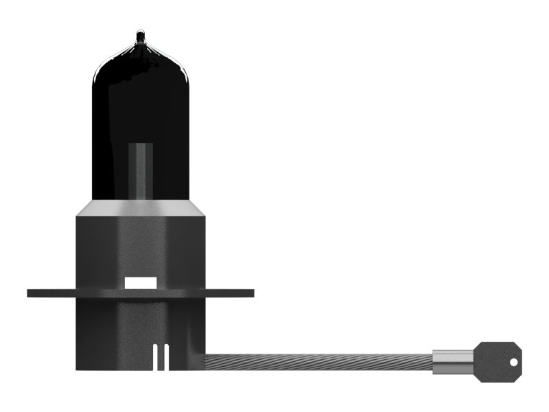 Стеклянная галогенная лампа H3 70 Вт