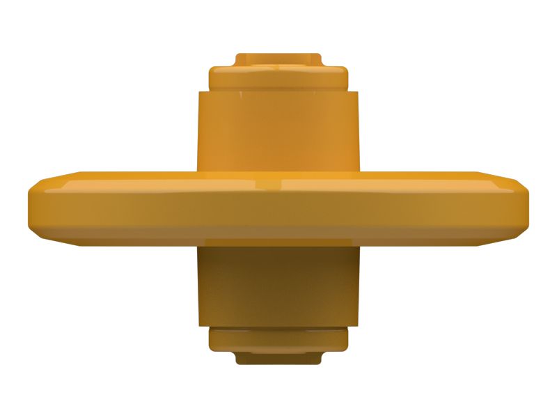 Одноребордное направляющее колесо