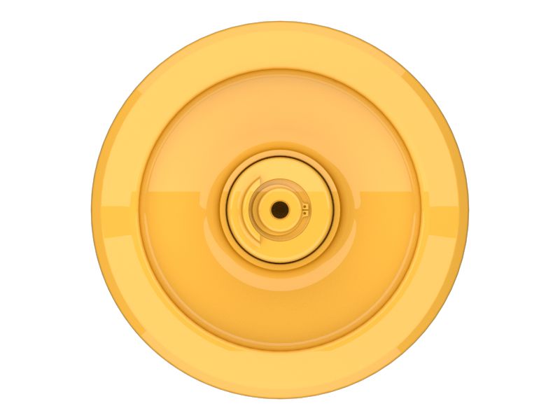 Одноребордное направляющее колесо