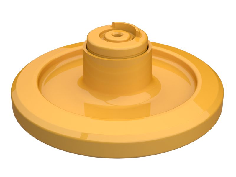 Одноребордное направляющее колесо