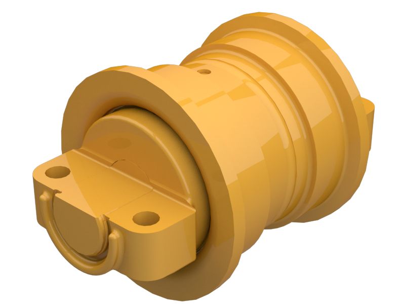 Одноребордный опорный каток