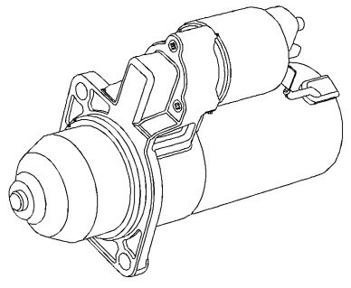 СТАРТЕР ЭЛЕКТРОДВИГАТЕЛЯ