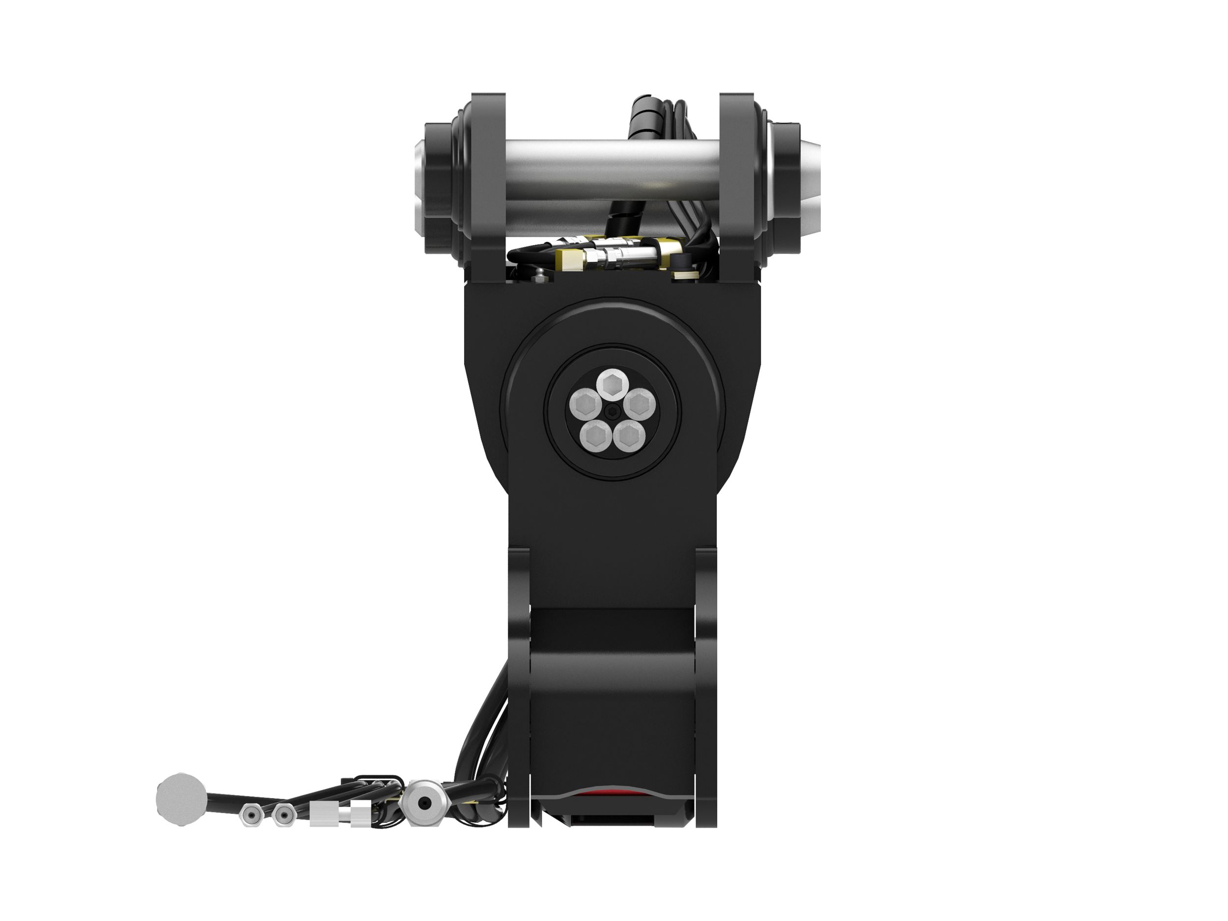 Наклонный узел крепления с захватами двойной блокировки для мини-экскаваторов 5 т