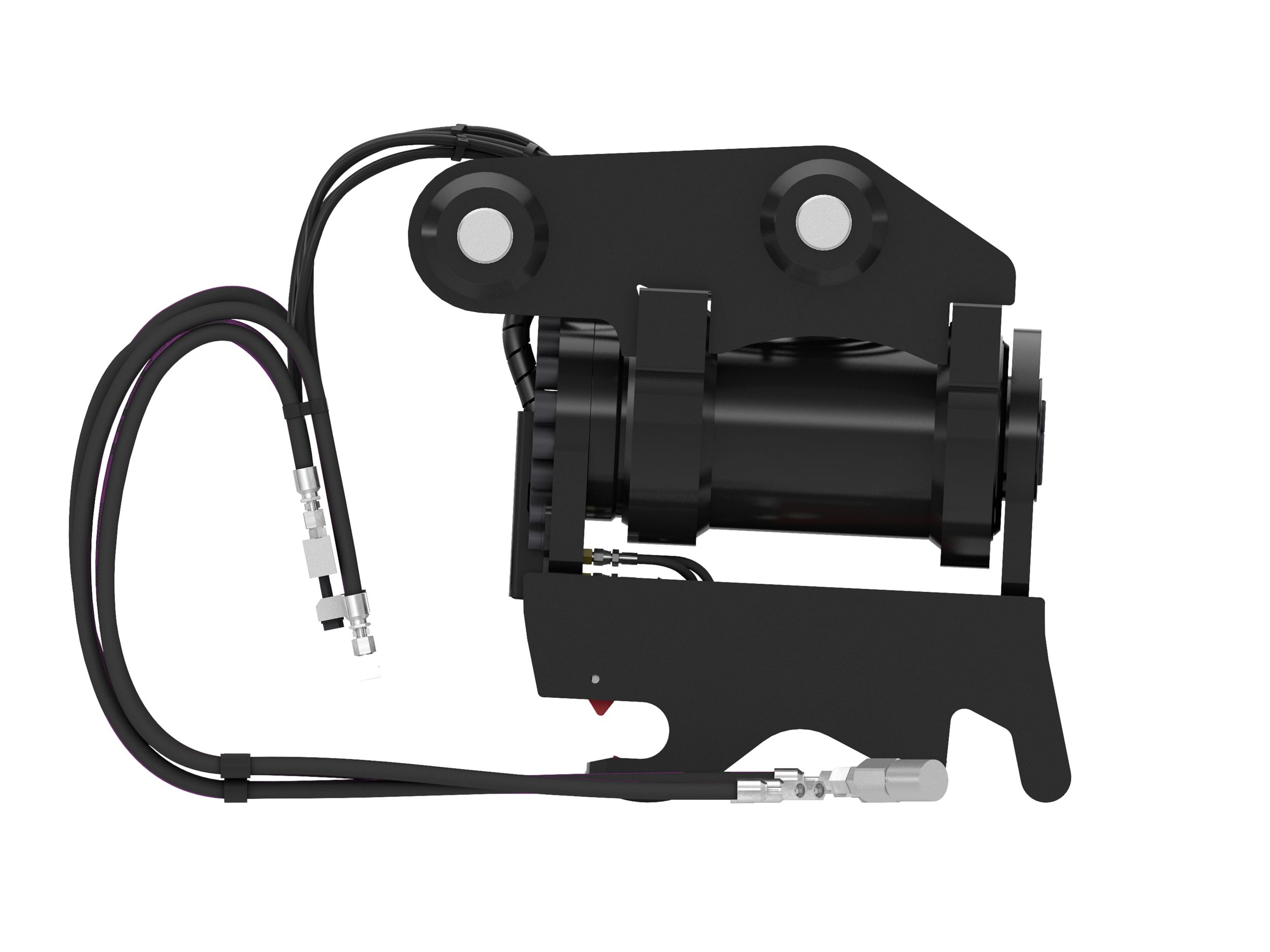 Наклонный узел крепления с захватами двойной блокировки для мини-экскаваторов 8 т