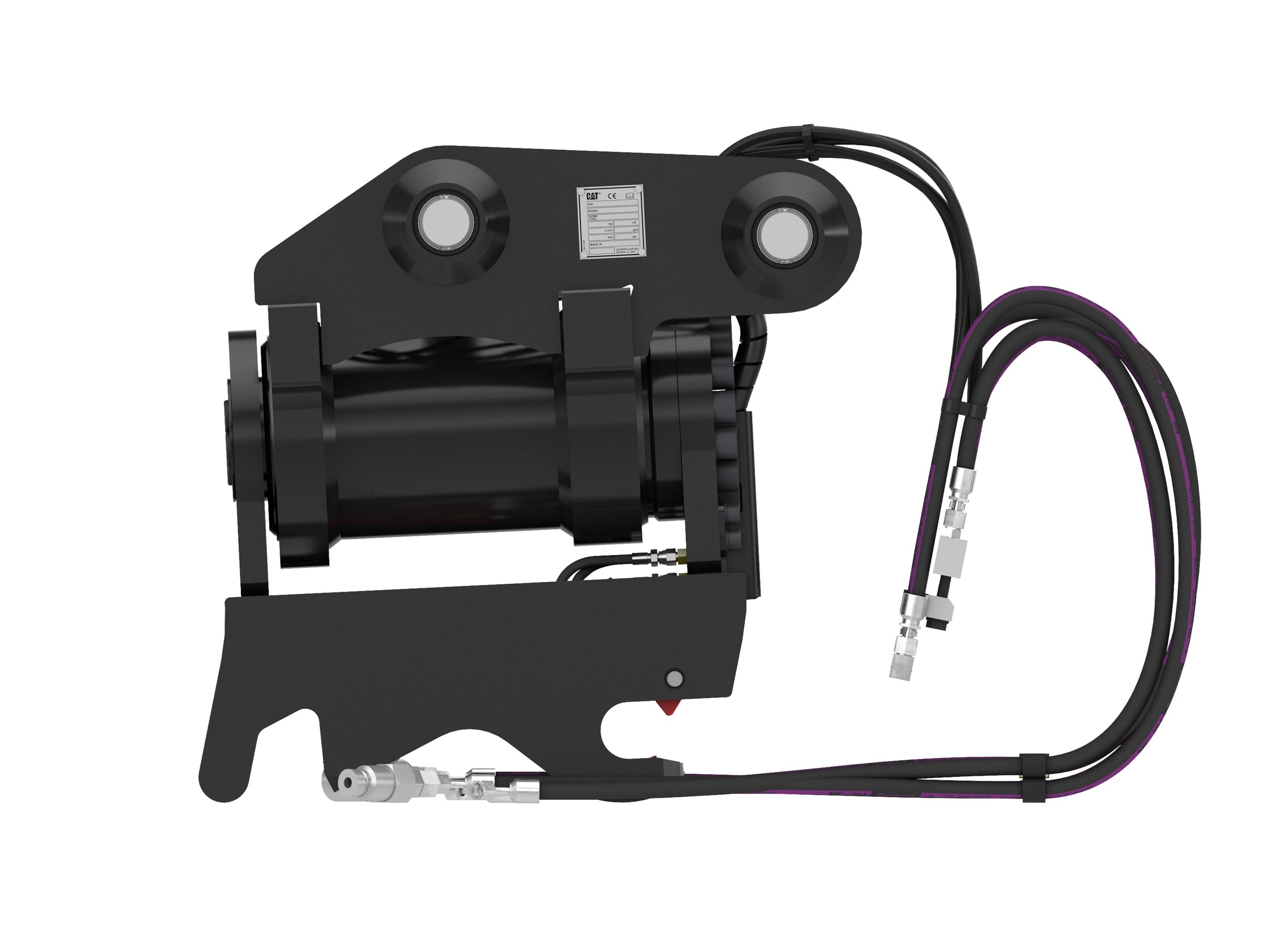 Наклонный узел крепления с захватами двойной блокировки для мини-экскаваторов 8 т