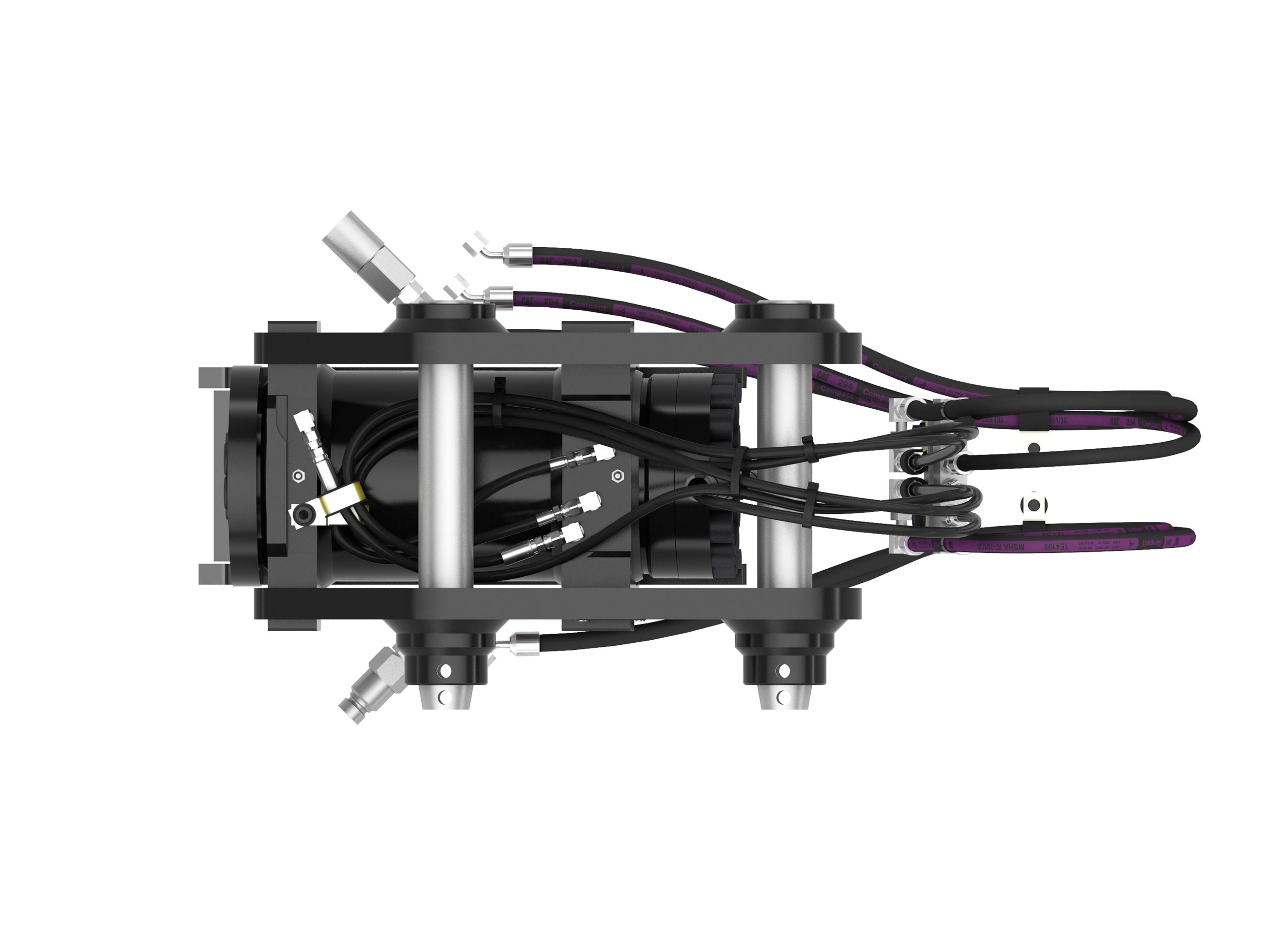 Наклонный узел крепления с захватами двойной блокировки для мини-экскаваторов 8 т