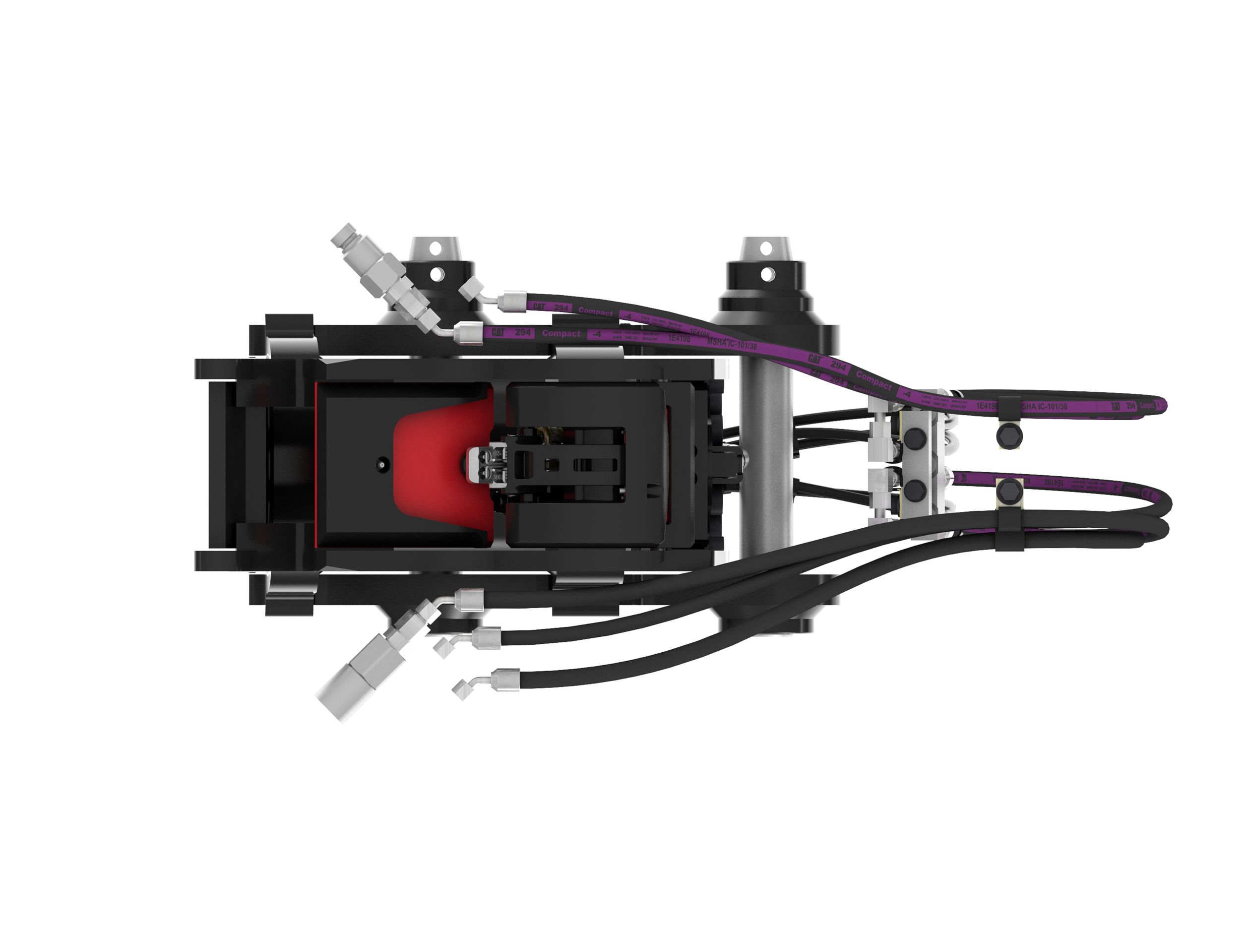 Наклонный узел крепления с захватами двойной блокировки для мини-экскаваторов 8 т