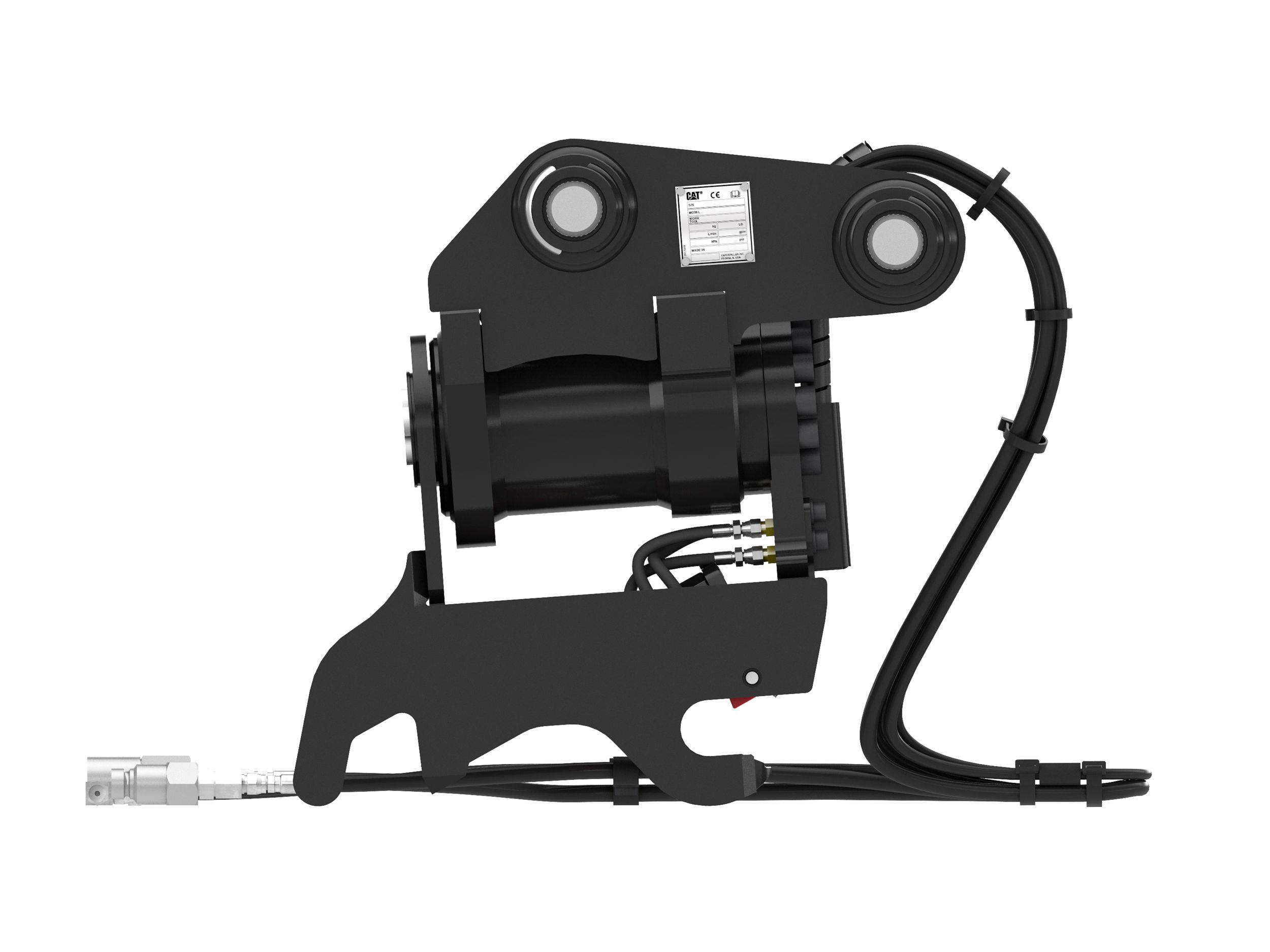 Наклонный узел крепления с захватами двойной блокировки для мини-экскаваторов 5 т