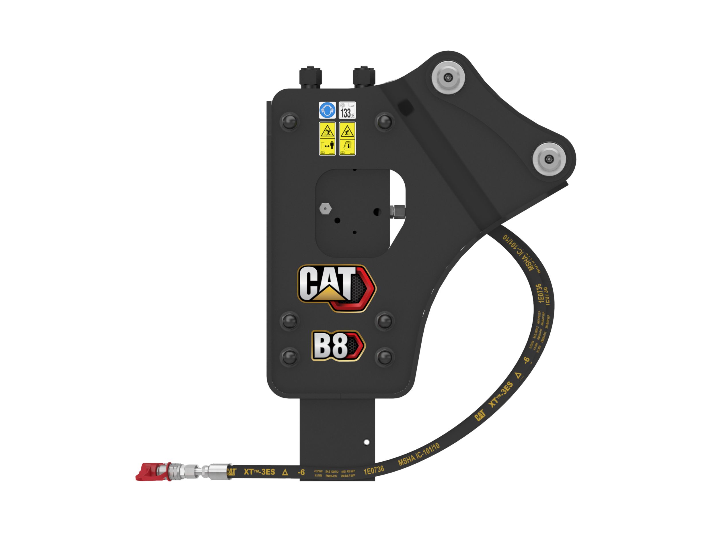 B8, боковое крепление