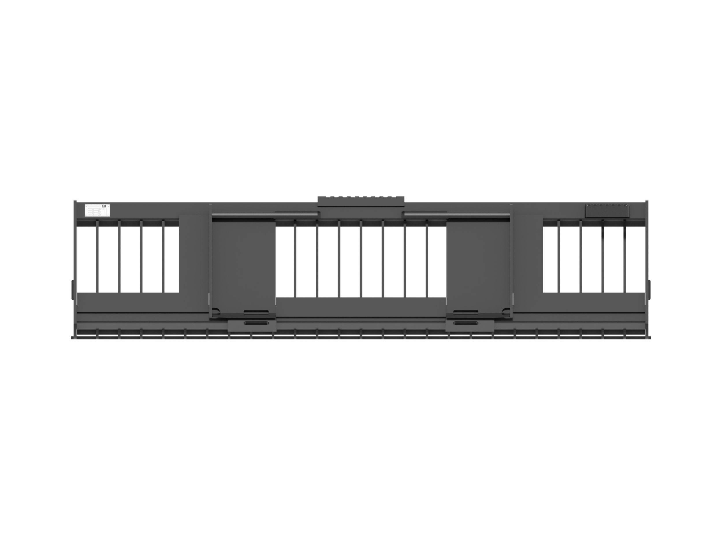 2017 мм (80 дюймов), с пластинчатыми зубьями