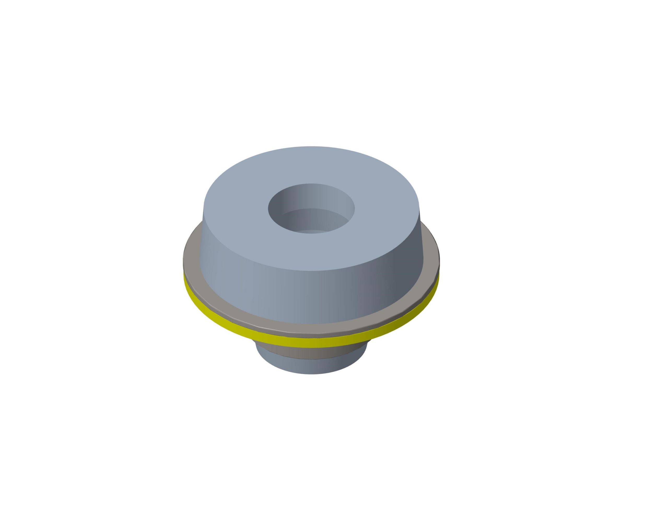 Симметричная изолирующая двухкомпонентная опора