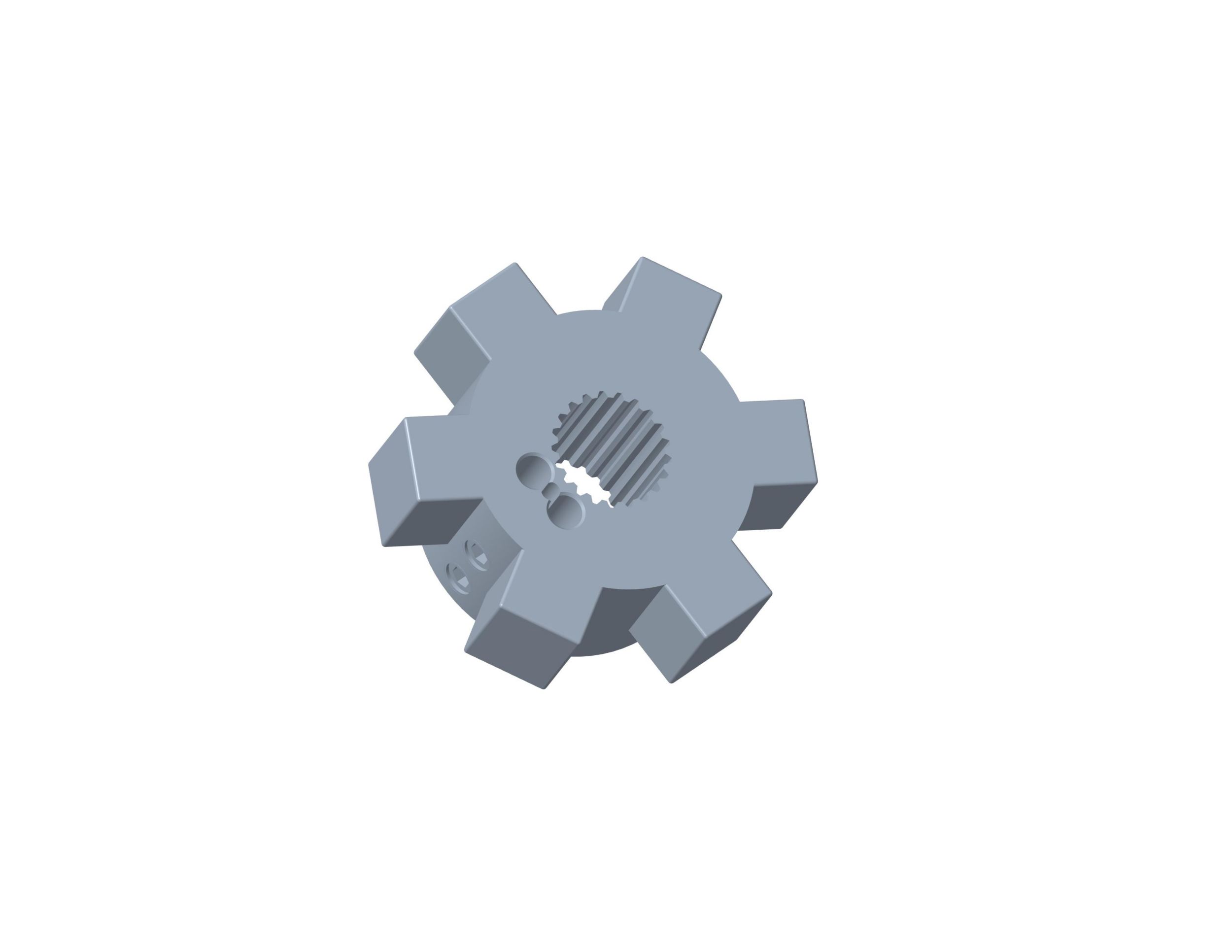 Ступица муфты поршневого насоса с внутренним шлицем с 21 зубом