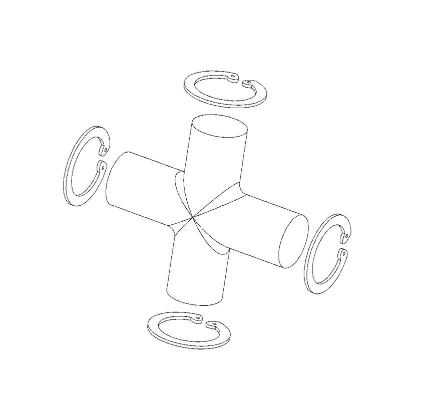 Комплект крестовины