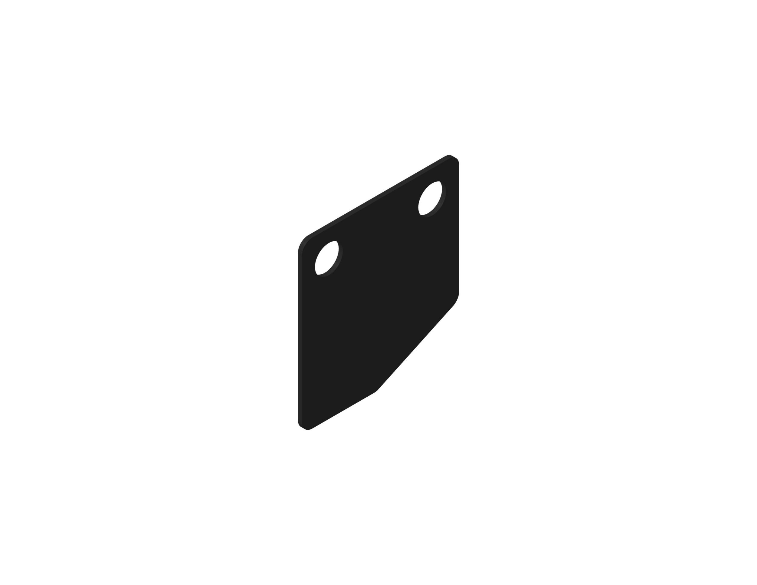 Накладная пластина для гравия, толщина 2 мм