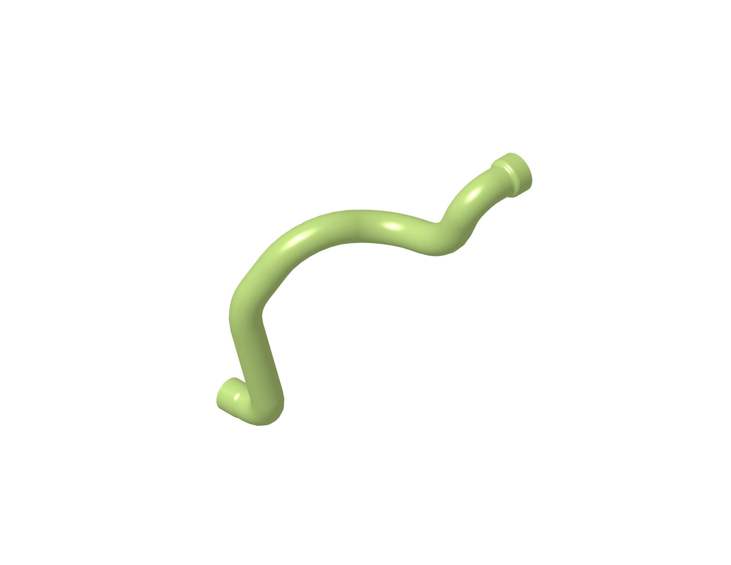 ШЛАНГ ВОЗДУШНОГО ПОСЛЕДОВАТЕЛЬНОГО ОХЛАДИТЕЛЯ В СБОРЕ