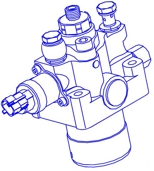 Топливоподающий насос в сборе