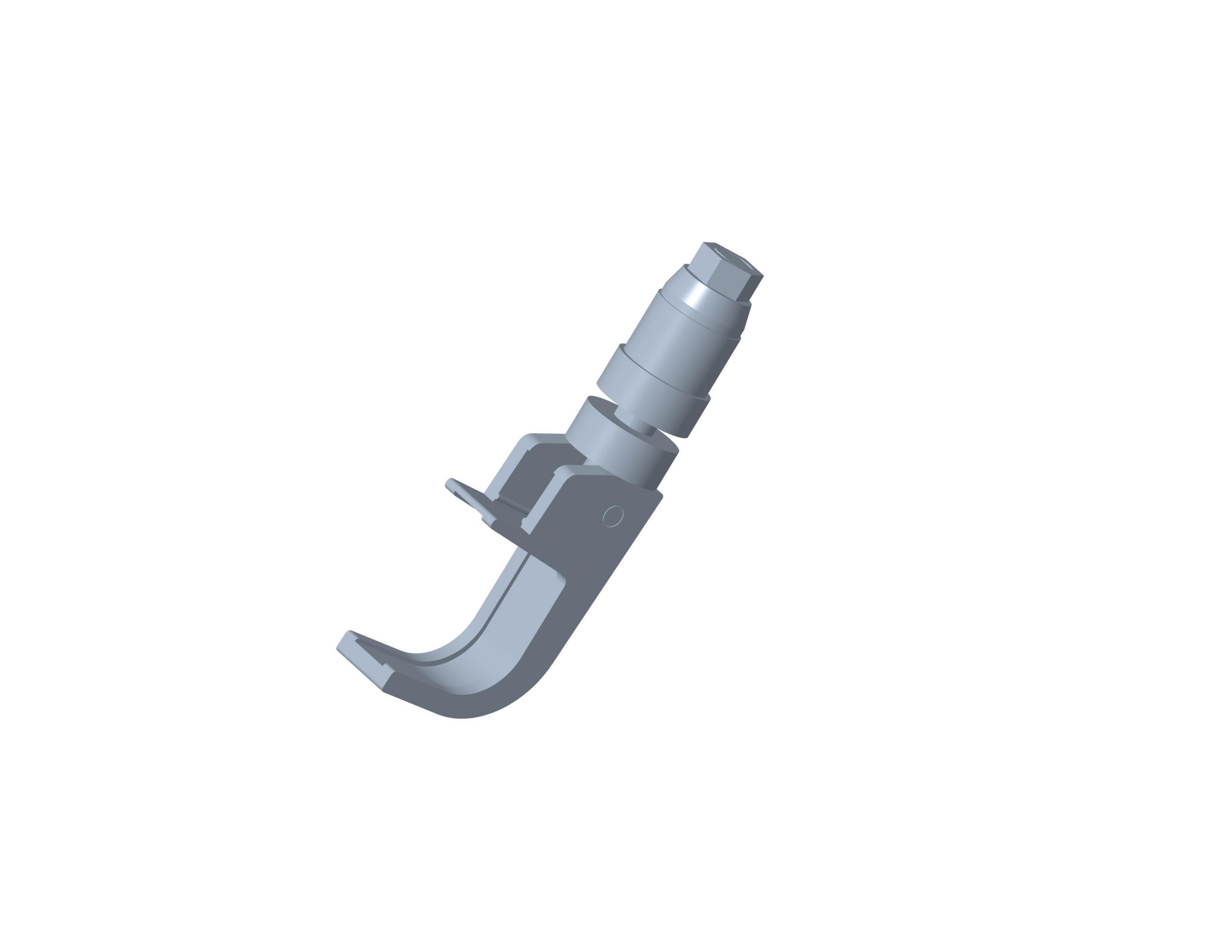 Алюминиевая защелка открытого типа