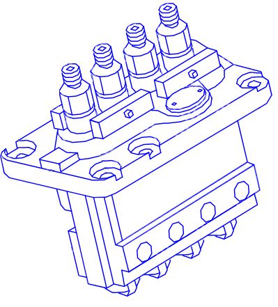 421-1878: Насос впрыска топлива в сборе