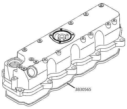 Прокладка крышки клапанного механизма