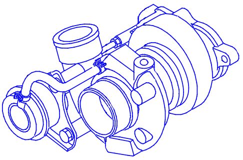 Узел турбокомпрессора основной