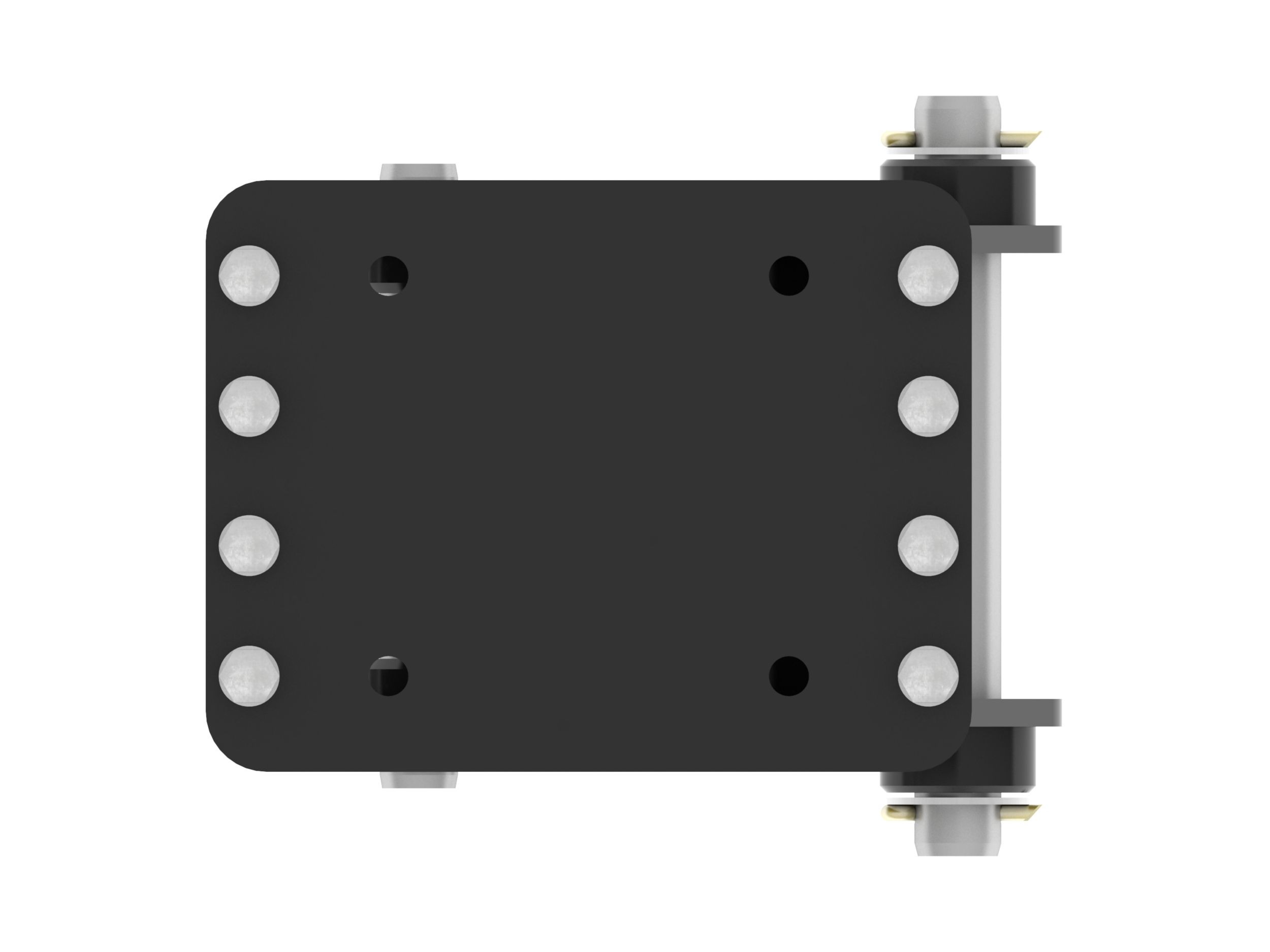 Монтажный кронштейн 45–50 мм — крепление на пальцах