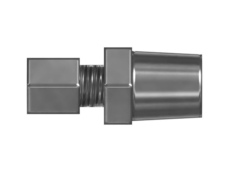 Прямой трубный разъем 1/8-27 NPTF X 3,18 мм