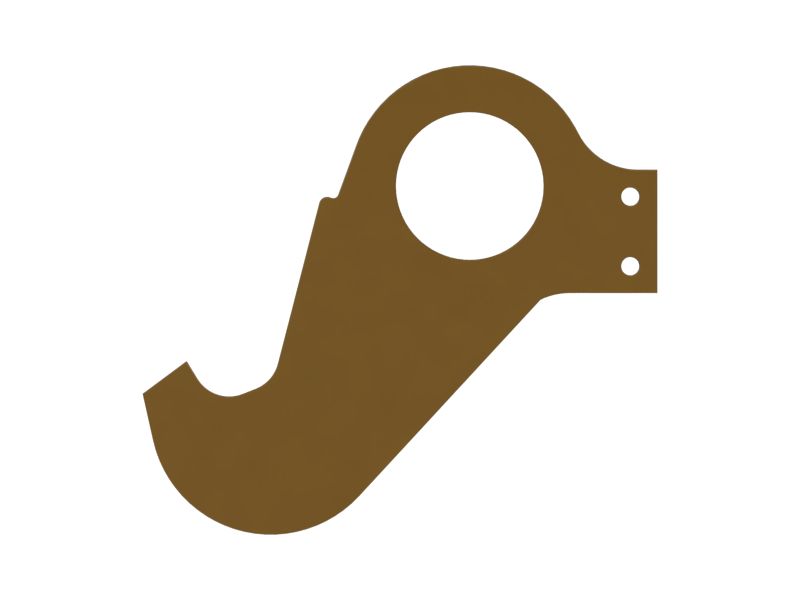 Опорная пластина транспортного замка толщиной 25 мм