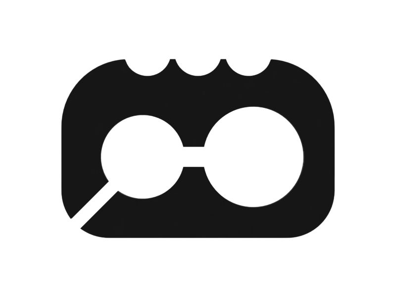Резиновая втулка с двумя сквозными отверстиями