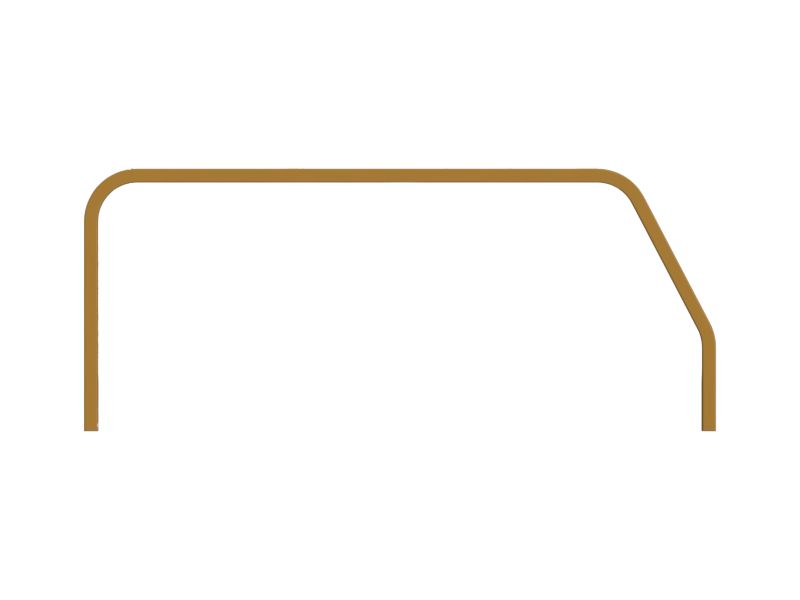 Монтажный кронштейн L-образной формы толщиной 5 мм