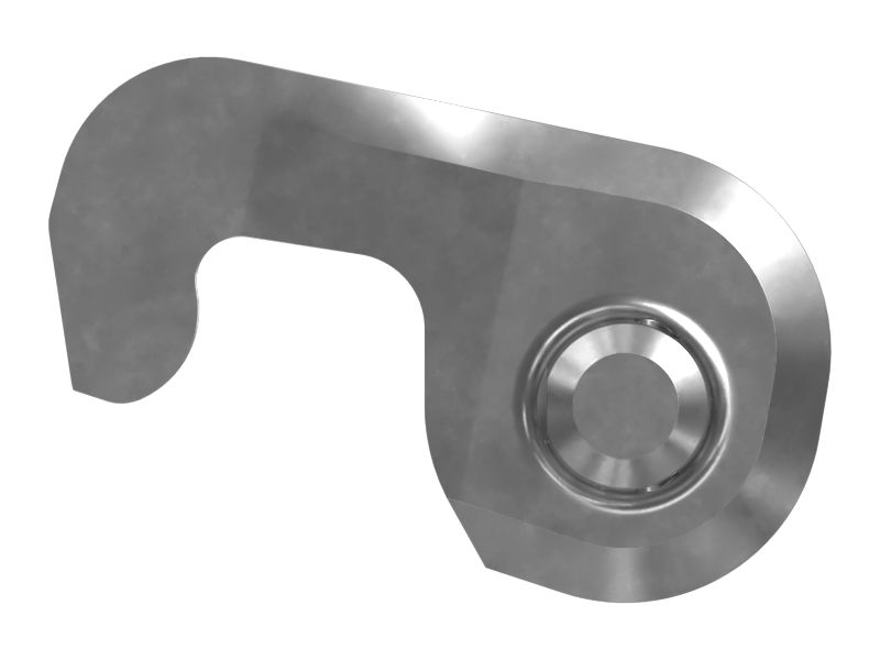 Замок крюка экскаватора-погрузчика