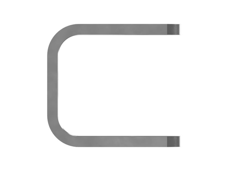 Монтажный кронштейн толщиной 4 мм под углом 90 градусов