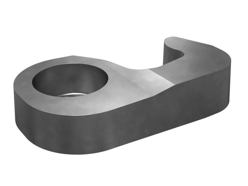 Замок крюка экскаватора-погрузчика