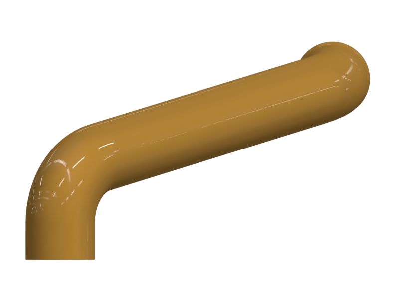 Впускной шланг радиатора с одним изгибом и внутренним диаметром 50,80 мм