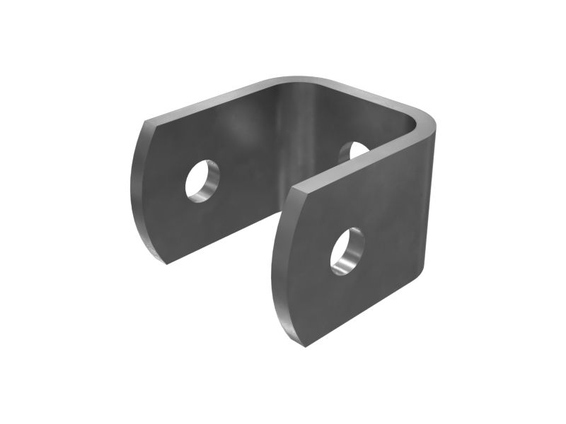 Монтажный кронштейн толщиной 4 мм под углом 90 градусов