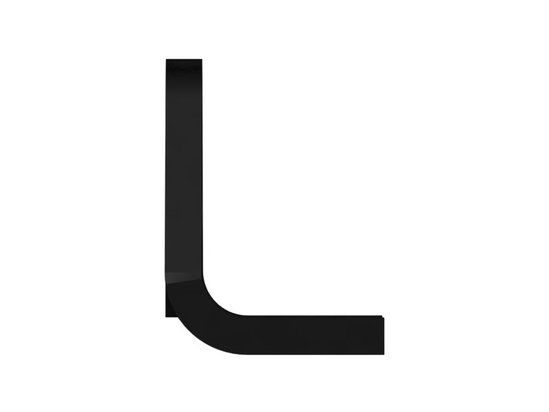 Кронштейн прокладки гидролиний толщиной 8 мм