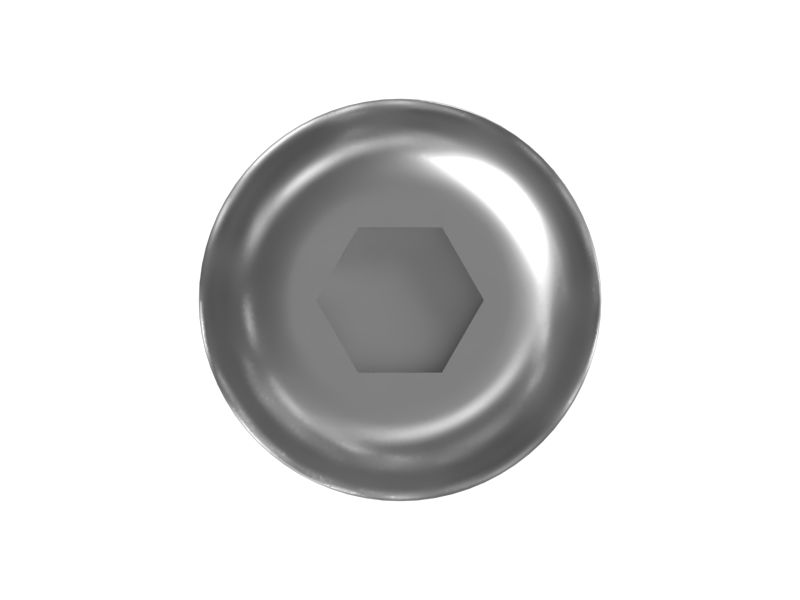 Винт с головкой под торцевой ключ длиной 10 мм