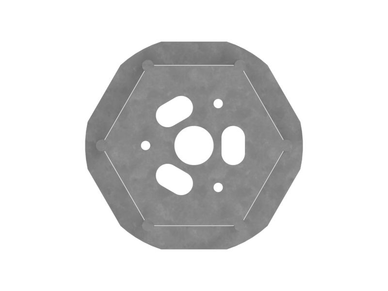 Держатель рамы поворотной щетки