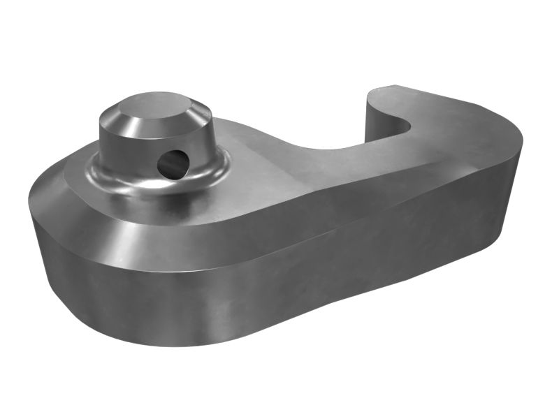 Замок крюка экскаватора-погрузчика