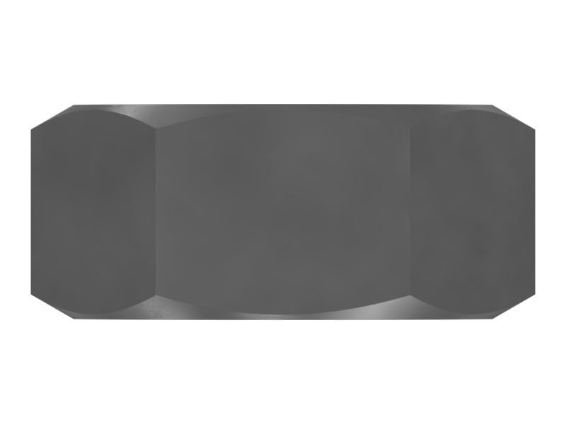 Шестигранная гайка M6 x 1 мм