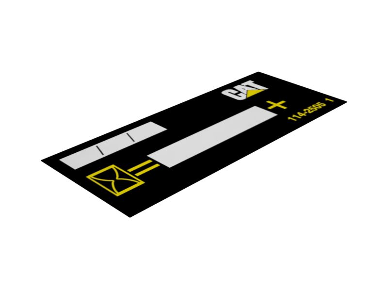 Наклейка счетчика мото-часов