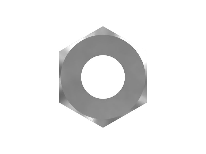 Шестигранная гайка M6 x 1 мм